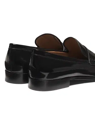 Gianvito Rossi Men's George Patent Leather Penny Loafers - Black | Thumbnail 3 Gianvito Rossi Men's George Patent Leather Penny Loafers - Black | Thumbnail 3