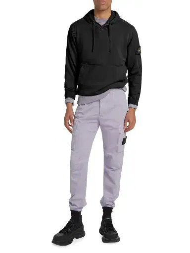 Stone Island Men's Core Fleece Hoodie - Black - Size Small | Thumbnail 2 Stone Island Men's Core Fleece Hoodie - Black - Size Small | Thumbnail 2