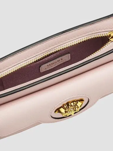 Versace Women's La Medusa Mini Leather Crossbody Bag - Dusty Rose | Thumbnail 3 Versace Women's La Medusa Mini Leather Crossbody Bag - Dusty Rose | Thumbnail 3