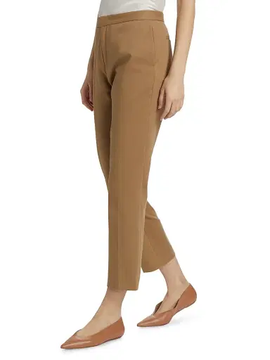 Fabiana Filippi Women's Tecno Tailored Regular-Fit Trousers - Light Pastel - Size 12 | Thumbnail 4 Fabiana Filippi Women's Tecno Tailored Regular-Fit Trousers - Light Pastel - Size 12 | Thumbnail 4
