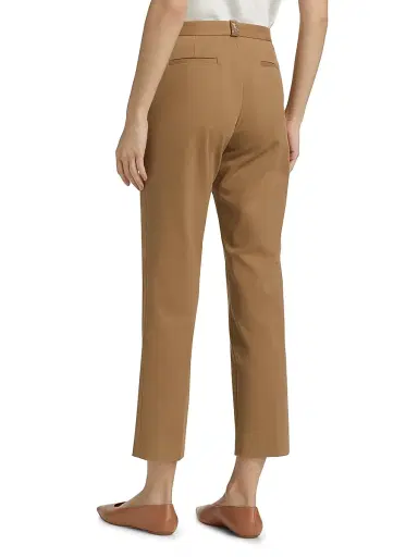 Fabiana Filippi Women's Tecno Tailored Regular-Fit Trousers - Light Pastel - Size 12 | Thumbnail 5 Fabiana Filippi Women's Tecno Tailored Regular-Fit Trousers - Light Pastel - Size 12 | Thumbnail 5