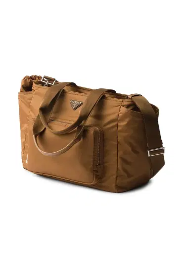 Prada Women's Re-Nylon Baby Bag - Brown | Thumbnail 2 Prada Women's Re-Nylon Baby Bag - Brown | Thumbnail 2