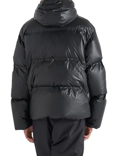 Prada Men's Light Re-Nylon Hooded Puffer Jacket - Black | Thumbnail 3 Prada Men's Light Re-Nylon Hooded Puffer Jacket - Black | Thumbnail 3