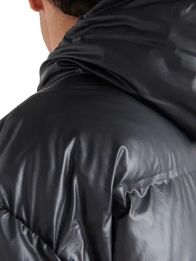 Prada Men's Light Re-Nylon Hooded Puffer Jacket - Black | Thumbnail 6 Prada Men's Light Re-Nylon Hooded Puffer Jacket - Black | Thumbnail 6