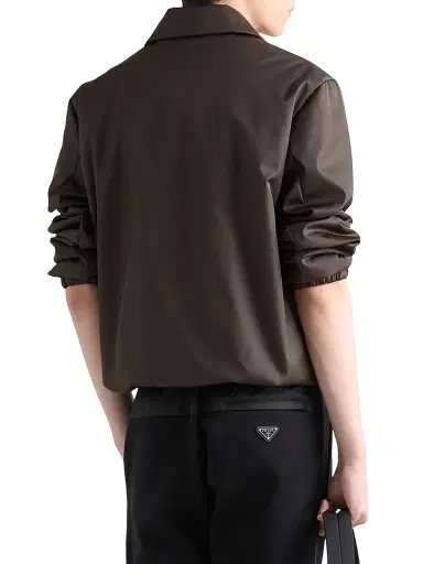 Prada Men's Re-Nylon Blouson Jacket - Green | Thumbnail 4 Prada Men's Re-Nylon Blouson Jacket - Green | Thumbnail 4