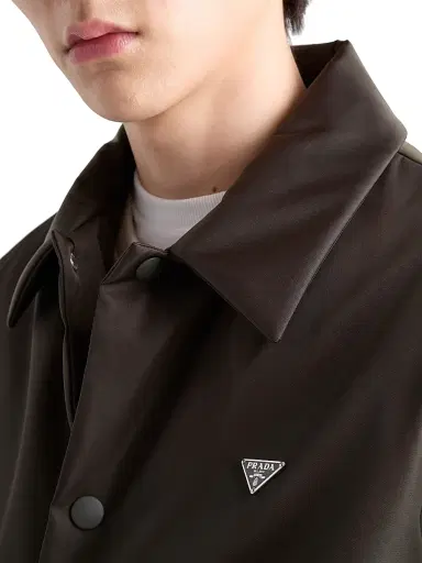 Prada Men's Re-Nylon Blouson Jacket - Green | Thumbnail 5 Prada Men's Re-Nylon Blouson Jacket - Green | Thumbnail 5
