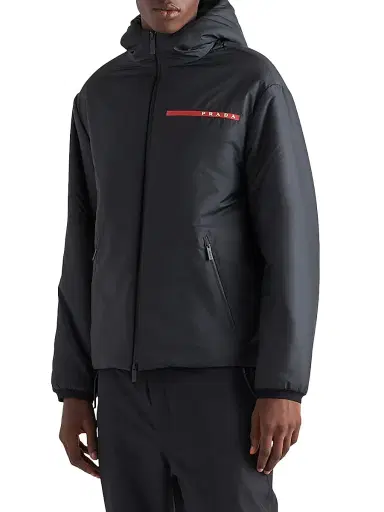 Prada Men's Light Polyester Padded Jacket | Thumbnail 3 Prada Men's Light Polyester Padded Jacket | Thumbnail 3