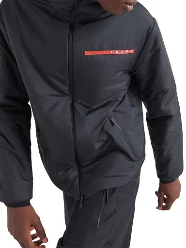 Prada Men's Light Polyester Padded Jacket | Thumbnail 4 Prada Men's Light Polyester Padded Jacket | Thumbnail 4