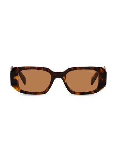 Prada Women's 49MM Rectangle Sunglasses - Tortoise | Thumbnail 2 Prada Women's 49MM Rectangle Sunglasses - Tortoise | Thumbnail 2