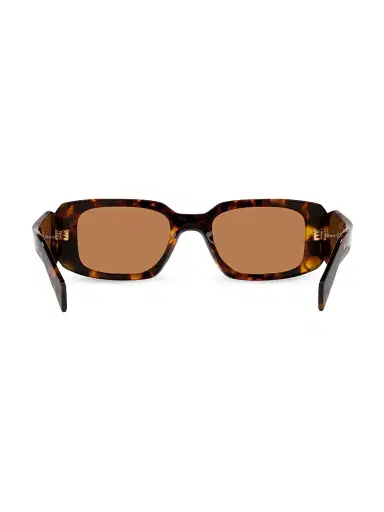 Prada Women's 49MM Rectangle Sunglasses - Tortoise | Thumbnail 8 Prada Women's 49MM Rectangle Sunglasses - Tortoise | Thumbnail 8