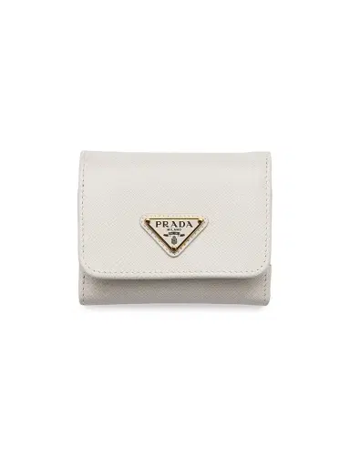 Prada Women's Saffiano Leather Wallet - Beige Khaki | Thumbnail 1 Prada Women's Saffiano Leather Wallet - Beige Khaki | Thumbnail 1
