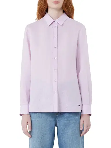 Weekend Max Mara Women's Linen Fabric Shirt - Lilac | Thumbnail 3 Weekend Max Mara Women's Linen Fabric Shirt - Lilac | Thumbnail 3