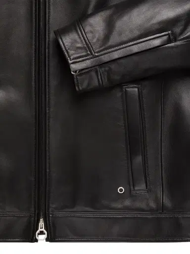 Stefano Ricci Men's Lambskin Leather Biker Jacket - Black | Thumbnail 7 Stefano Ricci Men's Lambskin Leather Biker Jacket - Black | Thumbnail 7