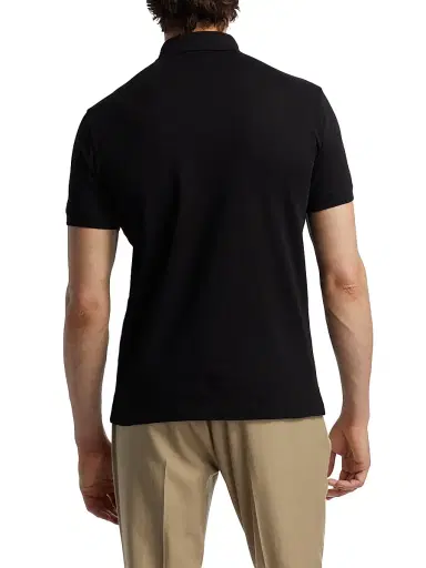 Emporio Armani Men's Chevron Cotton Jersey Polo Shirt | Thumbnail 5 Emporio Armani Men's Chevron Cotton Jersey Polo Shirt | Thumbnail 5