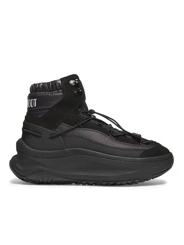 Men's Moon247 XLace Mid High-Top Sneakers - Black - Size 8 Men's Moon247 XLace Mid High-Top Sneakers - Black - Size 8