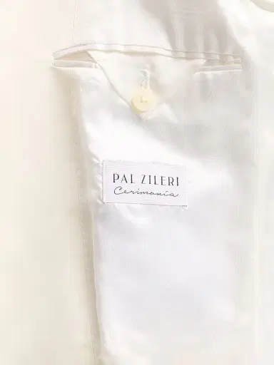 Pal Zileri Men's Tonal Paisley Wool-Blend Dinner Jacket - Bianco | Thumbnail 6 Pal Zileri Men's Tonal Paisley Wool-Blend Dinner Jacket - Bianco | Thumbnail 6