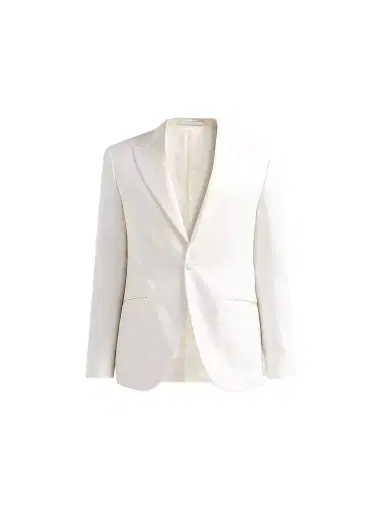 Pal Zileri Men's Tonal Paisley Wool-Blend Dinner Jacket - Bianco | Thumbnail 1 Pal Zileri Men's Tonal Paisley Wool-Blend Dinner Jacket - Bianco | Thumbnail 1
