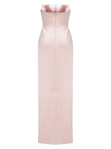 The New Arrivals Ilkyaz Ozel Women's Sisu Satin Strapless Gown - Bois De Rose | Thumbnail 2 The New Arrivals Ilkyaz Ozel Women's Sisu Satin Strapless Gown - Bois De Rose | Thumbnail 2