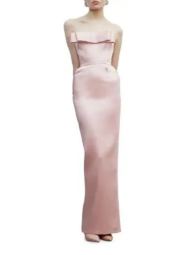 The New Arrivals Ilkyaz Ozel Women's Sisu Satin Strapless Gown - Bois De Rose | Thumbnail 3 The New Arrivals Ilkyaz Ozel Women's Sisu Satin Strapless Gown - Bois De Rose | Thumbnail 3