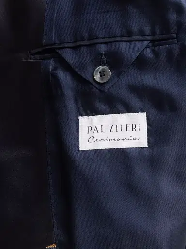 Pal Zileri Men's Metallic Striped Dinner Jacket - Nero | Thumbnail 6 Pal Zileri Men's Metallic Striped Dinner Jacket - Nero | Thumbnail 6
