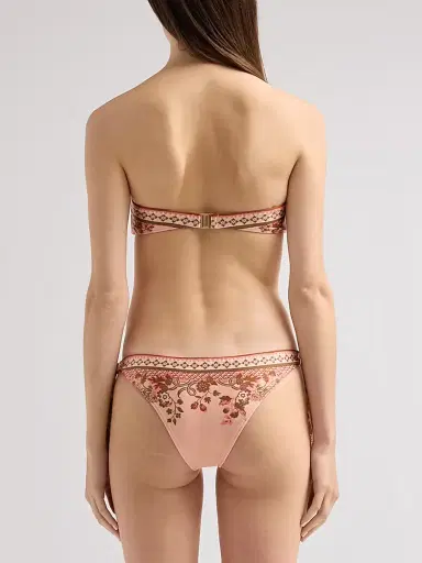 Zimmermann Women's Aster Paisley Scarf Tie Bikini - Pink Paisley Floral | Thumbnail 3 Zimmermann Women's Aster Paisley Scarf Tie Bikini - Pink Paisley Floral | Thumbnail 3