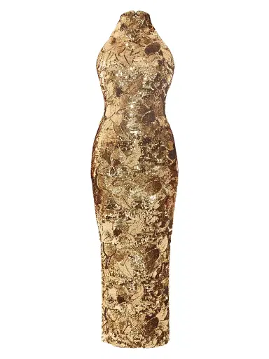 Zhivago Women's Florentine Sequin-Embellished Column Cocktail Dress - Gold | Thumbnail 1 Zhivago Women's Florentine Sequin-Embellished Column Cocktail Dress - Gold | Thumbnail 1
