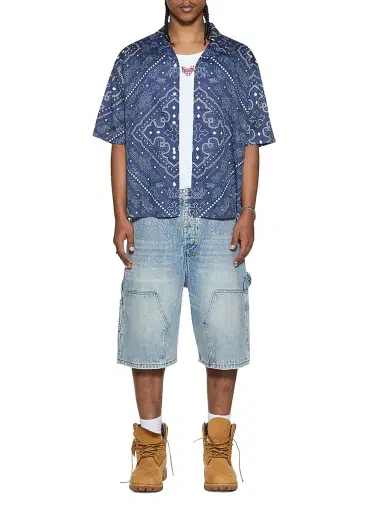 Ksubi Men's Paise Diner Short-Sleeve Shirt - Navy | Thumbnail 2 Ksubi Men's Paise Diner Short-Sleeve Shirt - Navy | Thumbnail 2