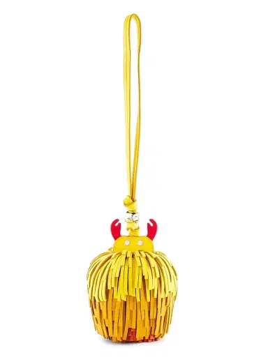 Zimmermann Women's Animal Fringed Leather Bag Charm | Thumbnail 1 Zimmermann Women's Animal Fringed Leather Bag Charm | Thumbnail 1