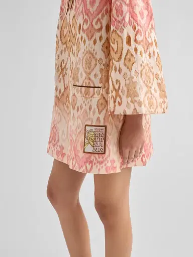Zimmermann Women's Aster Linen Shift Minidress | Thumbnail 5 Zimmermann Women's Aster Linen Shift Minidress | Thumbnail 5