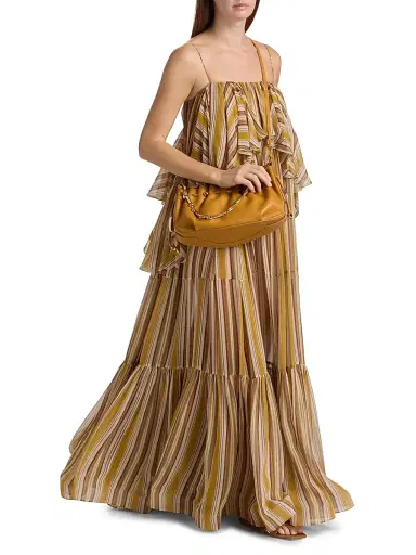 Zimmermann Women's Bohemian Striped Tiered Maxi Dress | Thumbnail 2 Zimmermann Women's Bohemian Striped Tiered Maxi Dress | Thumbnail 2