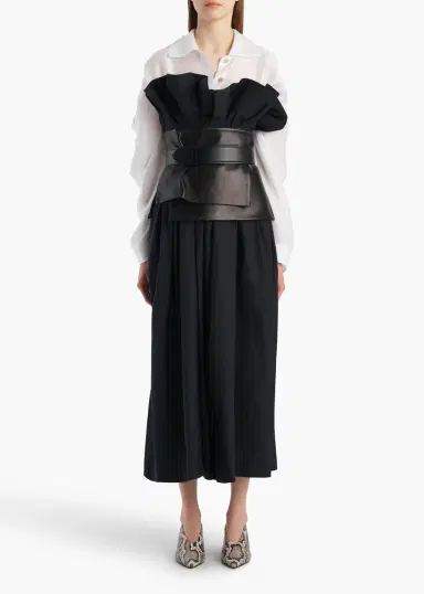 Khaite Saskia Belt In Black | Thumbnail 2 Khaite Saskia Belt In Black | Thumbnail 2