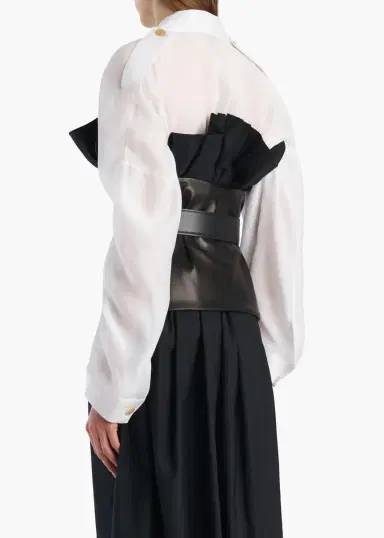 Khaite Saskia Belt In Black | Thumbnail 4 Khaite Saskia Belt In Black | Thumbnail 4