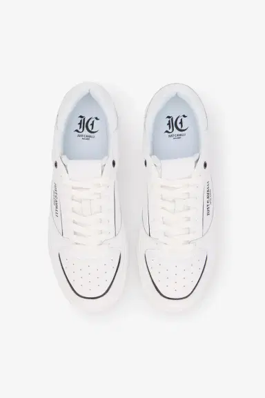 Roberto Cavalli White Leather Sneakers With Logo | Thumbnail 5 Roberto Cavalli White Leather Sneakers With Logo | Thumbnail 5