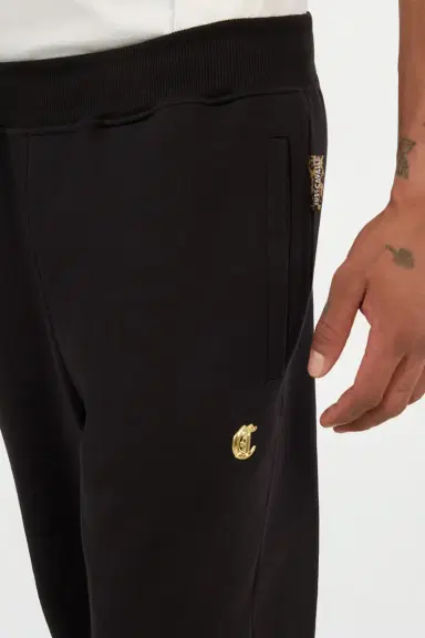 Roberto Cavalli Black Joggers Trousers with JC Monogram | Thumbnail 4 Roberto Cavalli Black Joggers Trousers with JC Monogram | Thumbnail 4