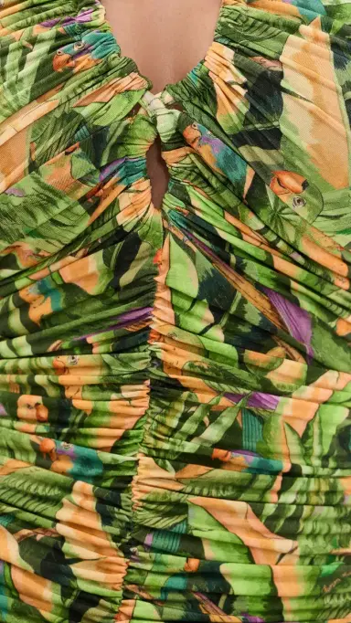Farm Rio Forrest Green Parrot Sleeveless Maxi Dress Parrots Forest Green | Thumbnail 6 Farm Rio Forrest Green Parrot Sleeveless Maxi Dress Parrots Forest Green | Thumbnail 6