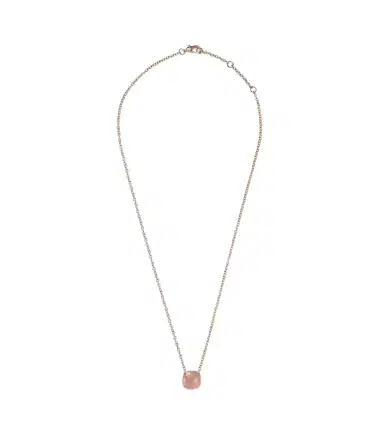 Pomellato Nudo 18kt gold necklace with rose quartz | Thumbnail 1 Pomellato Nudo 18kt gold necklace with rose quartz | Thumbnail 1