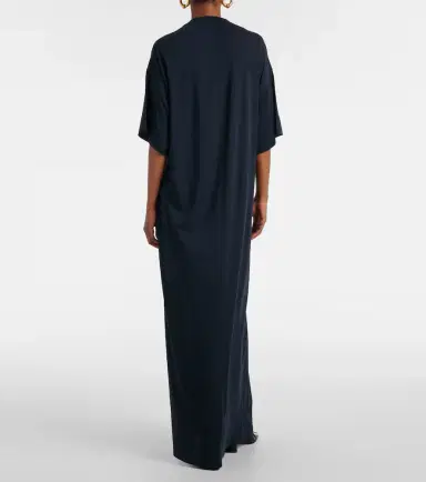 Balenciaga Cocoon cotton jersey maxi dress | Thumbnail 4 Balenciaga Cocoon cotton jersey maxi dress | Thumbnail 4