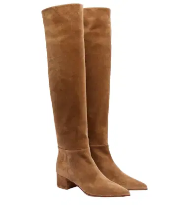 Gianvito Rossi 45 suede over-the-knee boots | Thumbnail 1 Gianvito Rossi 45 suede over-the-knee boots | Thumbnail 1