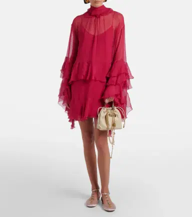 Chloe Chloé Chloé Icons Mini leather bucket bag | Thumbnail 6 Chloe Chloé Chloé Icons Mini leather bucket bag | Thumbnail 6