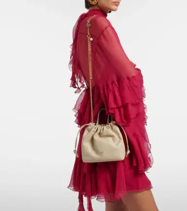 Chloe Chloé Chloé Icons Mini leather bucket bag | Thumbnail 8 Chloe Chloé Chloé Icons Mini leather bucket bag | Thumbnail 8