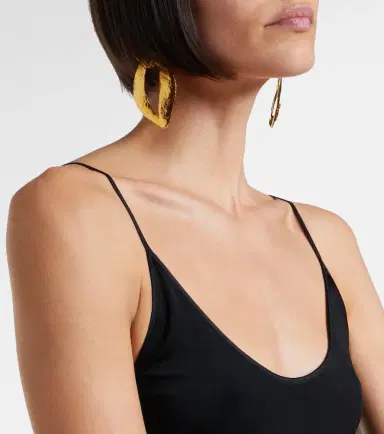 Saint Laurent Cassandre jersey midi dress | Thumbnail 4 Saint Laurent Cassandre jersey midi dress | Thumbnail 4