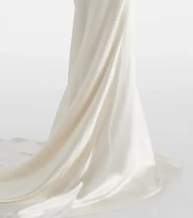 Danielle Frankel Bridal Presley wool and silk gown | Thumbnail 4 Danielle Frankel Bridal Presley wool and silk gown | Thumbnail 4