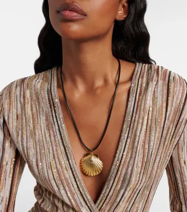 Jennifer Behr 18kt gold-plated pendant necklace | Thumbnail 4 Jennifer Behr 18kt gold-plated pendant necklace | Thumbnail 4