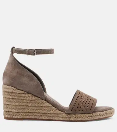 Brunello Cucinelli Suede espadrille wedges | Thumbnail 4 Brunello Cucinelli Suede espadrille wedges | Thumbnail 4