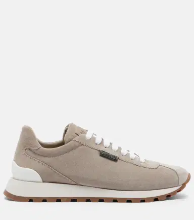 Brunello Cucinelli Monili suede sneakers | Thumbnail 3 Brunello Cucinelli Monili suede sneakers | Thumbnail 3