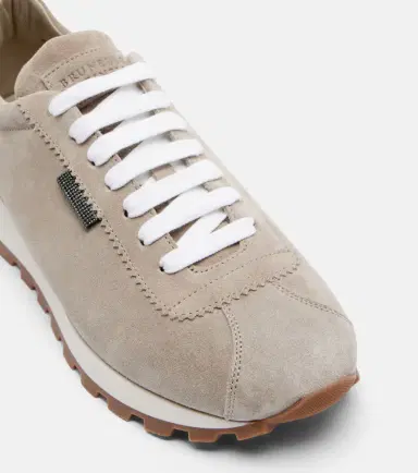 Brunello Cucinelli Monili suede sneakers | Thumbnail 4 Brunello Cucinelli Monili suede sneakers | Thumbnail 4