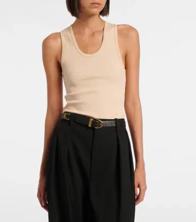 Wardrobe.NYC Wardrobe. NYC Ribbed-knit cotton tank top | Thumbnail 4 Wardrobe.NYC Wardrobe. NYC Ribbed-knit cotton tank top | Thumbnail 4