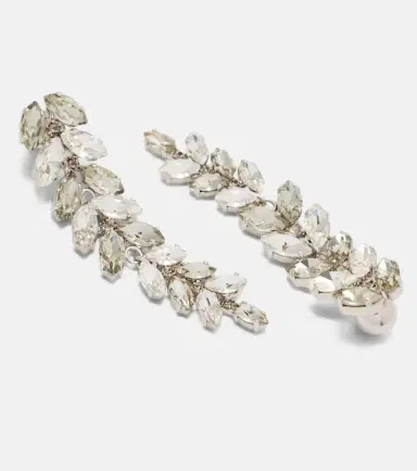 Erdem Embellished drop earrings | Thumbnail 3 Erdem Embellished drop earrings | Thumbnail 3