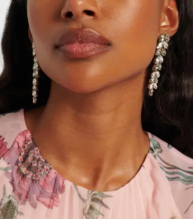 Erdem Embellished drop earrings | Thumbnail 5 Erdem Embellished drop earrings | Thumbnail 5