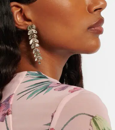 Erdem Embellished drop earrings | Thumbnail 6 Erdem Embellished drop earrings | Thumbnail 6